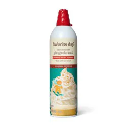 Gingerbread Whipped Dairy Topping - 13oz - Favorite Day™