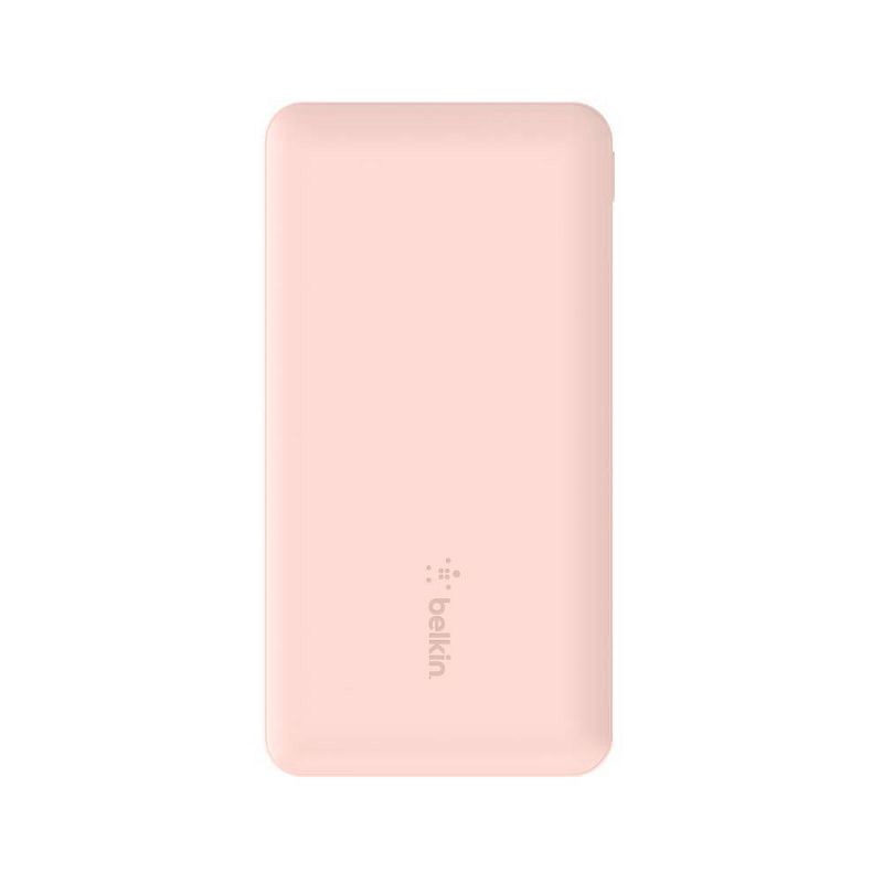 slide 3 of 3, Belkin 10000mAh Power Bank 15W with USB-A and USB-C - Rose Gold, 1 ct