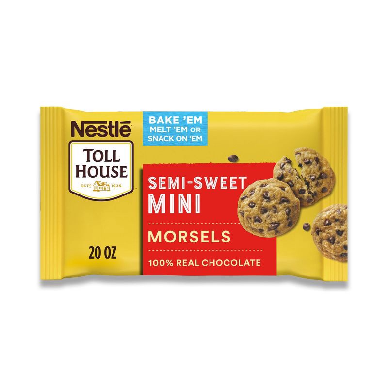 slide 1 of 12, Toll House Semi-Sweet Mini Chocolate Chips - 20oz, 20 oz