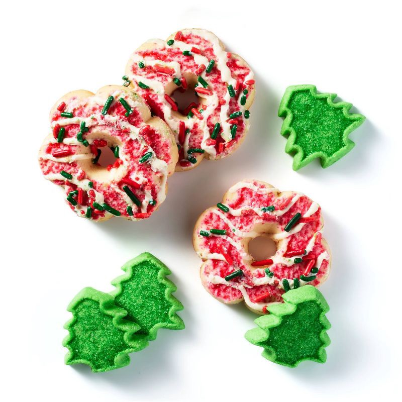slide 3 of 3, Holiday Christmas Mini Sugar Cookie Tray - 20oz - Favorite Day™, 20 oz