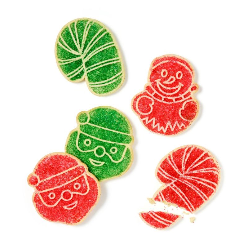 slide 3 of 3, Christmas Red & Green Sugar Cookies - 11.8oz - Favorite Day™, 11.8 oz