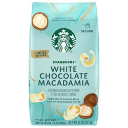 Starbucks White Chocolate Macadamia Flavored Ground Coffee, 11 oz
