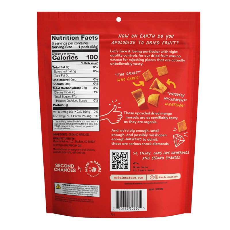 slide 2 of 3, Made in Nature Second Chances Dried Mango Cheeks - 6oz, 6 oz