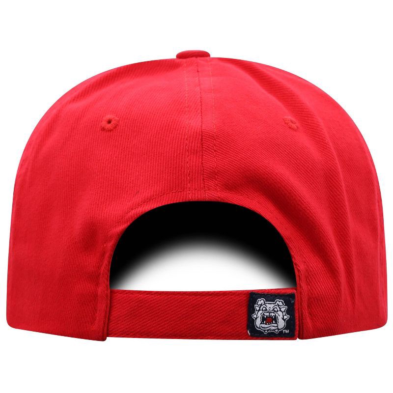 slide 4 of 4, NCAA Fresno State Bulldogs Structured Brushed Cotton Vapor Ballcap: Adjustable Solid Baseball Hat, One Size Fits Most, 1 ct