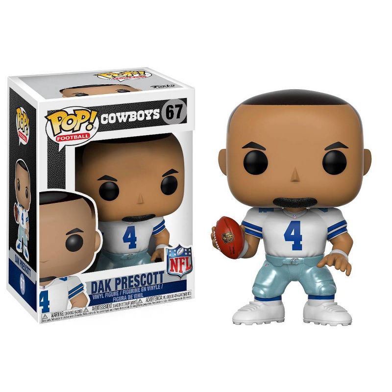 slide 1 of 2, Funko POP! NFL: Dallas Cowboys - Dak Prescott (Cowboys Home), 1 ct