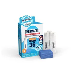 Thermacell 36hr Mosquito Repellent Refill - 3 Fuel Cartridges and 9 Repellent Mats