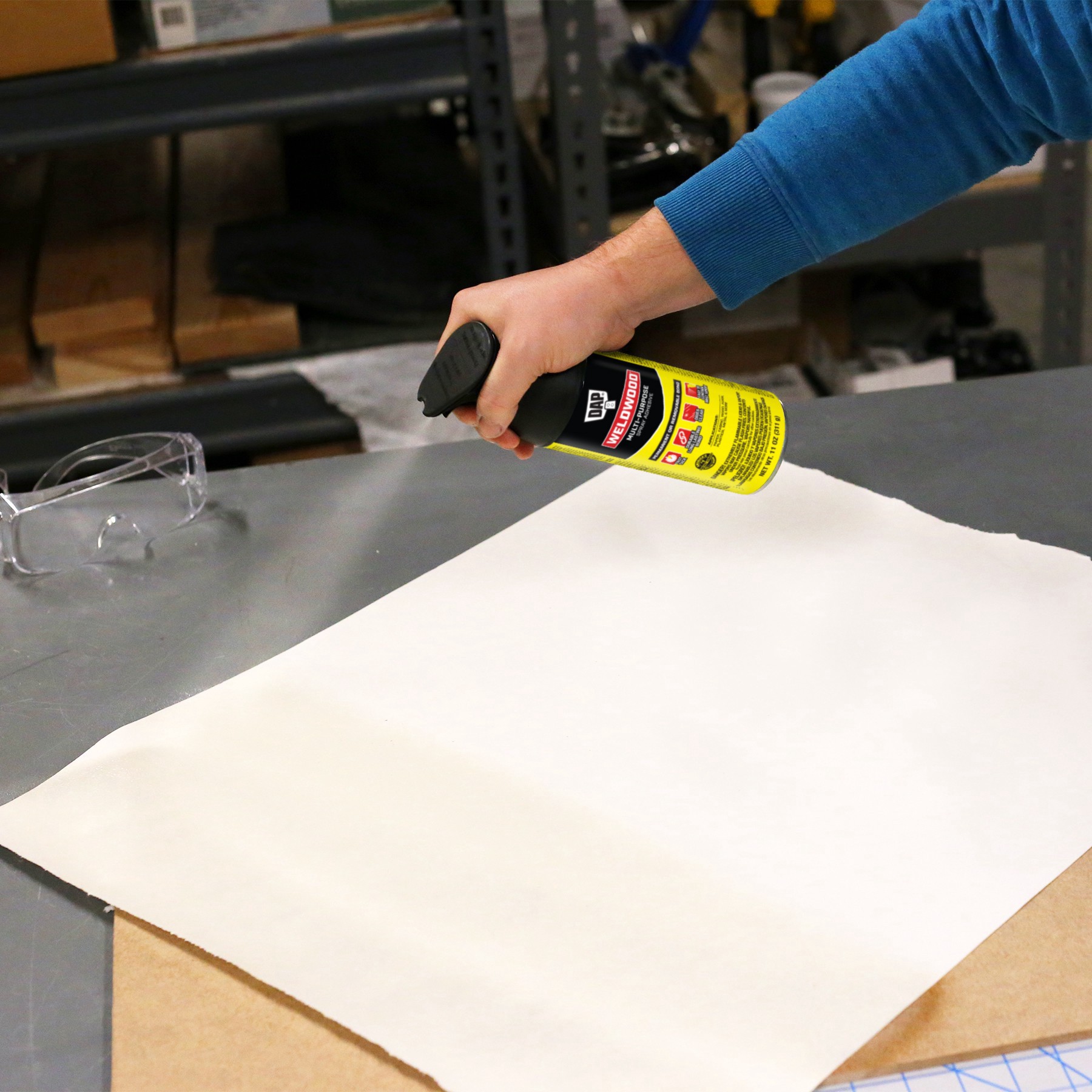 slide 3 of 3, Dap Weldwood 11oz. Multi-Purpose Spray Adhesive, 11 oz