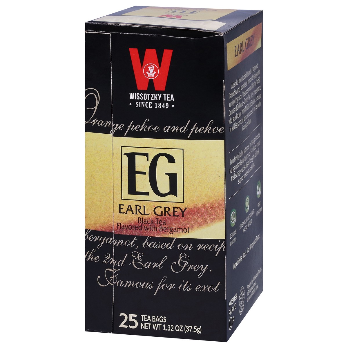 slide 9 of 9, Wissotzky Tea Tea Bags Earl Grey Black Tea - 25 ct, 25 ct