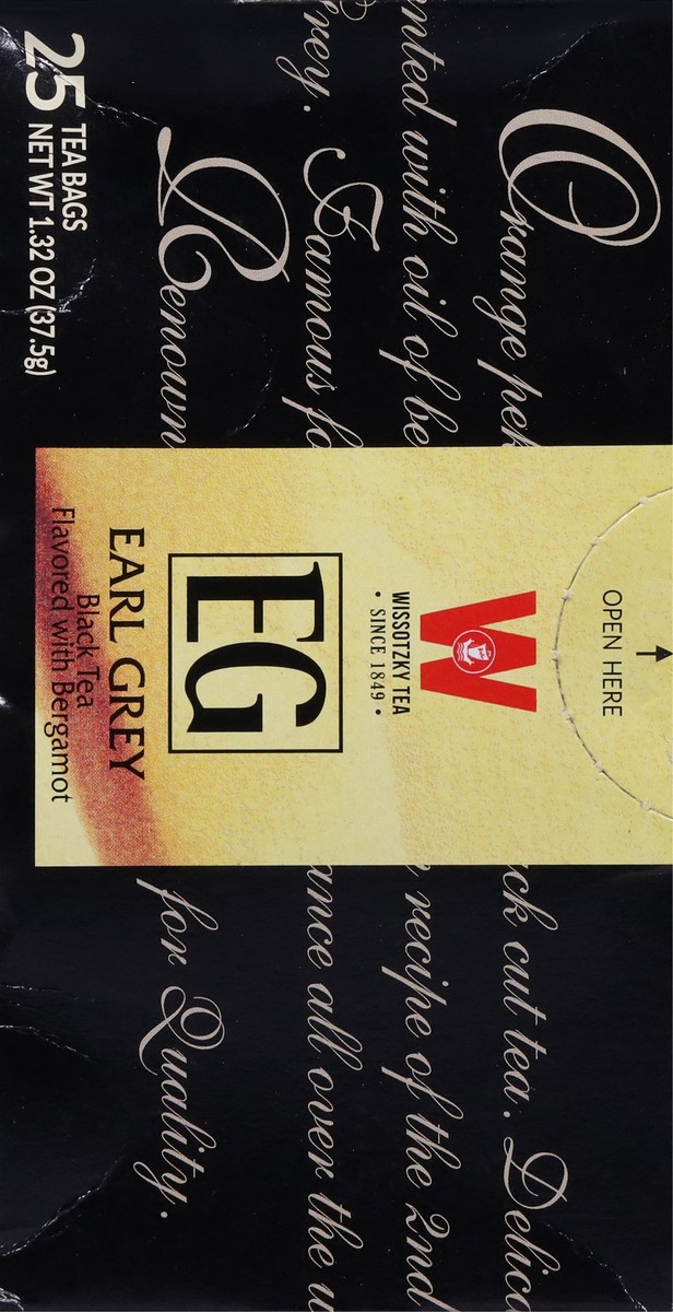 slide 2 of 9, Wissotzky Tea Tea Bags Earl Grey Black Tea - 25 ct, 25 ct