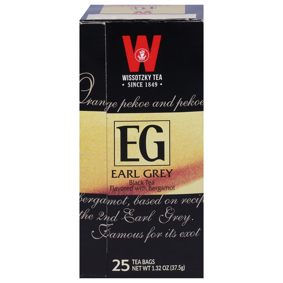 slide 1 of 9, Wissotzky Tea Tea Bags Earl Grey Black Tea - 25 ct, 25 ct