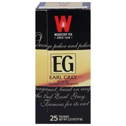 Wissotzky Tea Tea Bags Earl Grey Black Tea - 25 ct