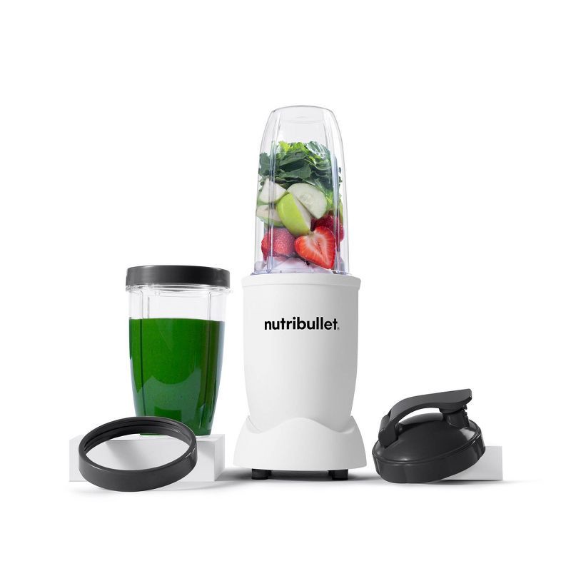 slide 1 of 9, Nutribullet Pro 900 Series - Matte White: 900-Watt Personal Blender, Smoothie Maker, Dishwasher-Safe Parts, 1 ct