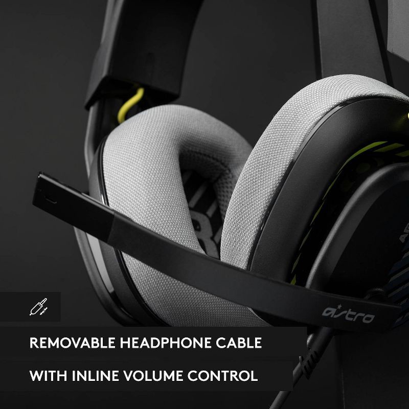 slide 4 of 8, Astro A10 Wired Gaming Headset for Xbox Series X|S/Xbox One - Black: Lightweight Design, Built-In Mic, 1 ct