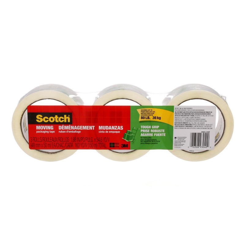 Scotch Tough Grip Moving/packing Tape - Shop Tape at H-E-B