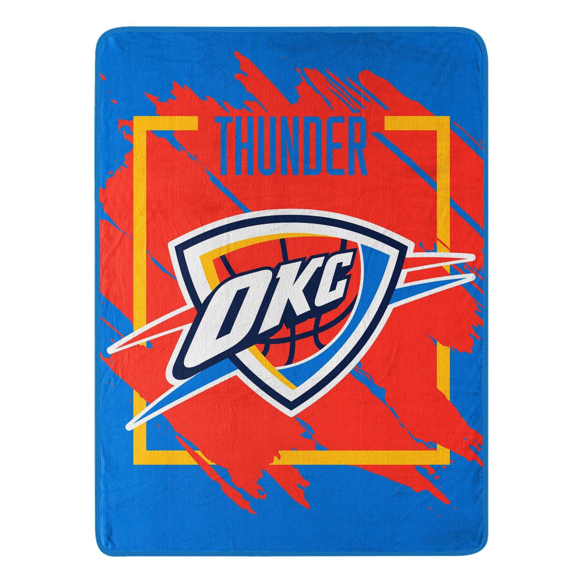 slide 1 of 3, NBA Oklahoma City Thunder Micro Throw Blanket, 1 ct