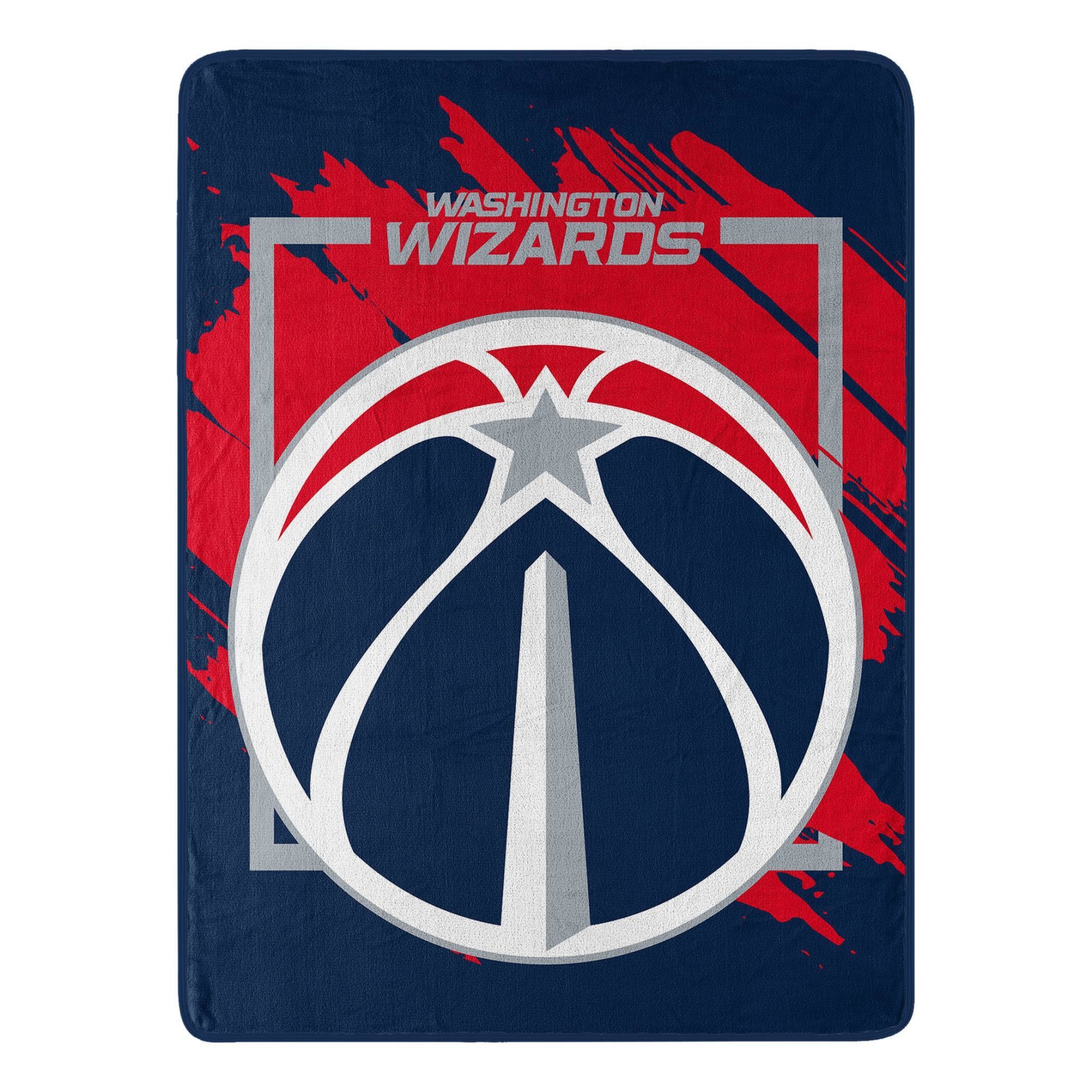 slide 1 of 3, NBA Washington Wizards Micro Throw Blanket, 1 ct