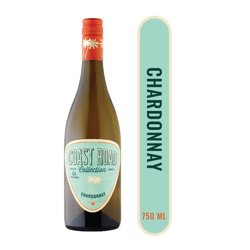 slide 6 of 6, Coast Road Chardonnay, 750 ml