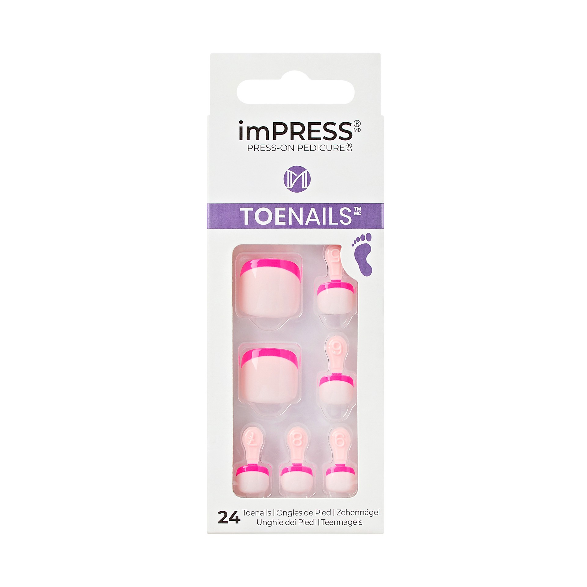 slide 1 of 5, imPRESS KS imPRESS Toenails - Enjoy Today, 1 ct