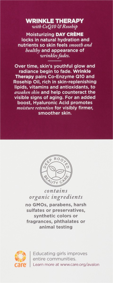 slide 7 of 7, Avalon Organics Coq10 Wrinkle Creme - 1.75 Oz, 1.75 oz