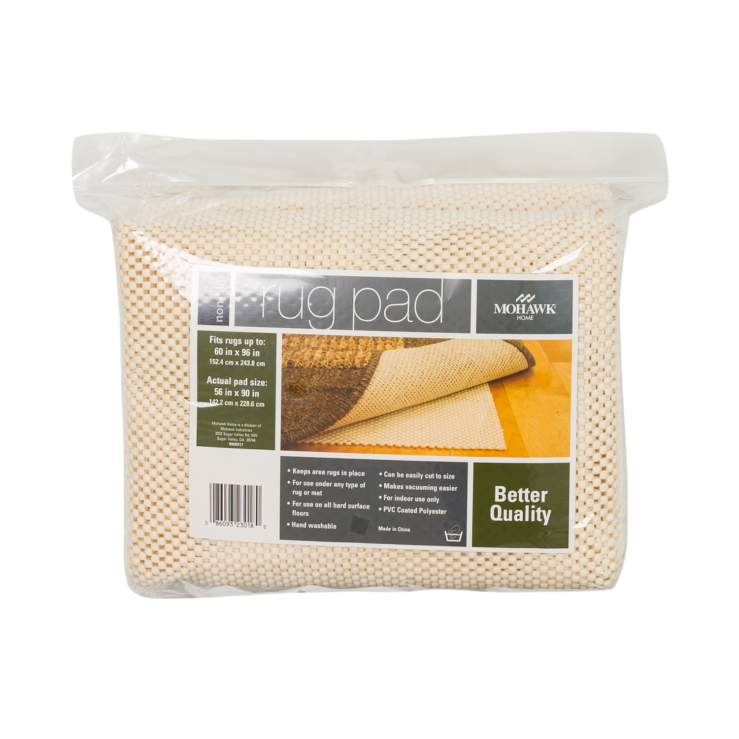 slide 3 of 3, Mohawk 3'4"x5' Comfort Grip Rug Pad Ivory - Mohawk Home, 1 ct