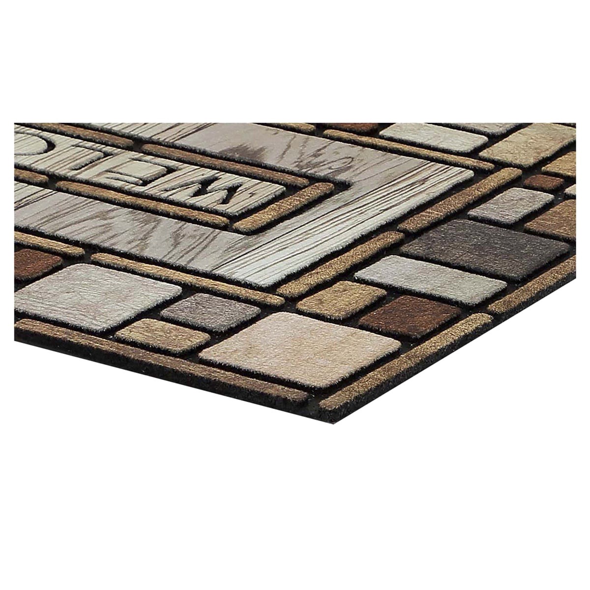 slide 2 of 9, Mohawk Drifted Nature Doormat - Brown, 18 in x 30 in