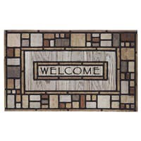 slide 6 of 9, Mohawk Drifted Nature Doormat - Brown, 18 in x 30 in