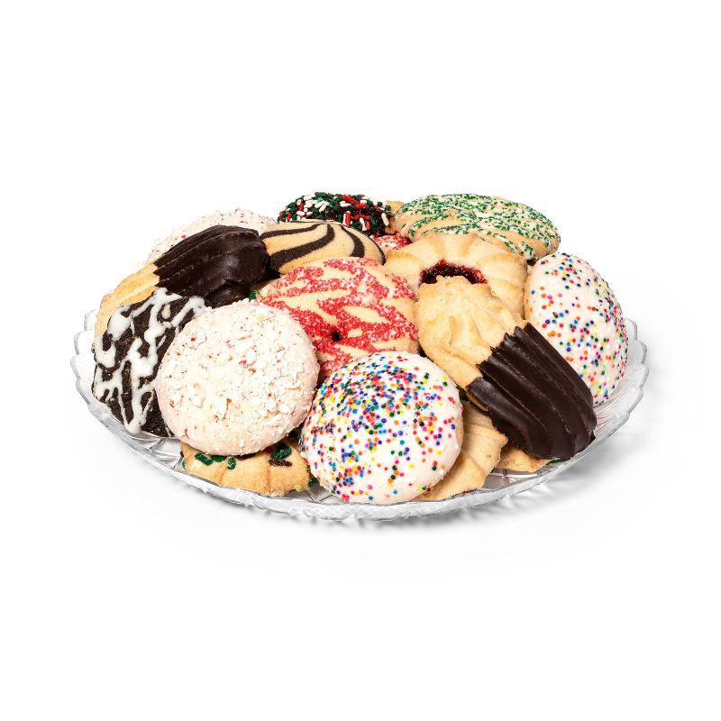 slide 3 of 3, Holiday Christmas Variety Cookie Tray - 20oz - Favorite Day™, 20 oz