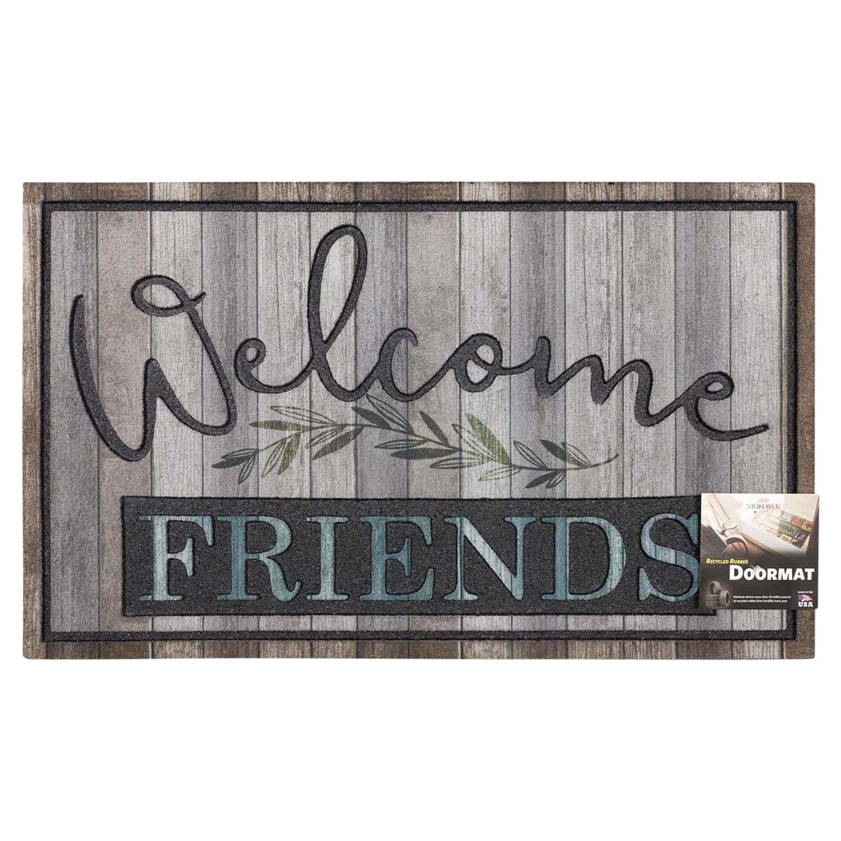 slide 2 of 2, Mohawk Farmhouse Friends Mat 18 x 30, 18 in x 30 in