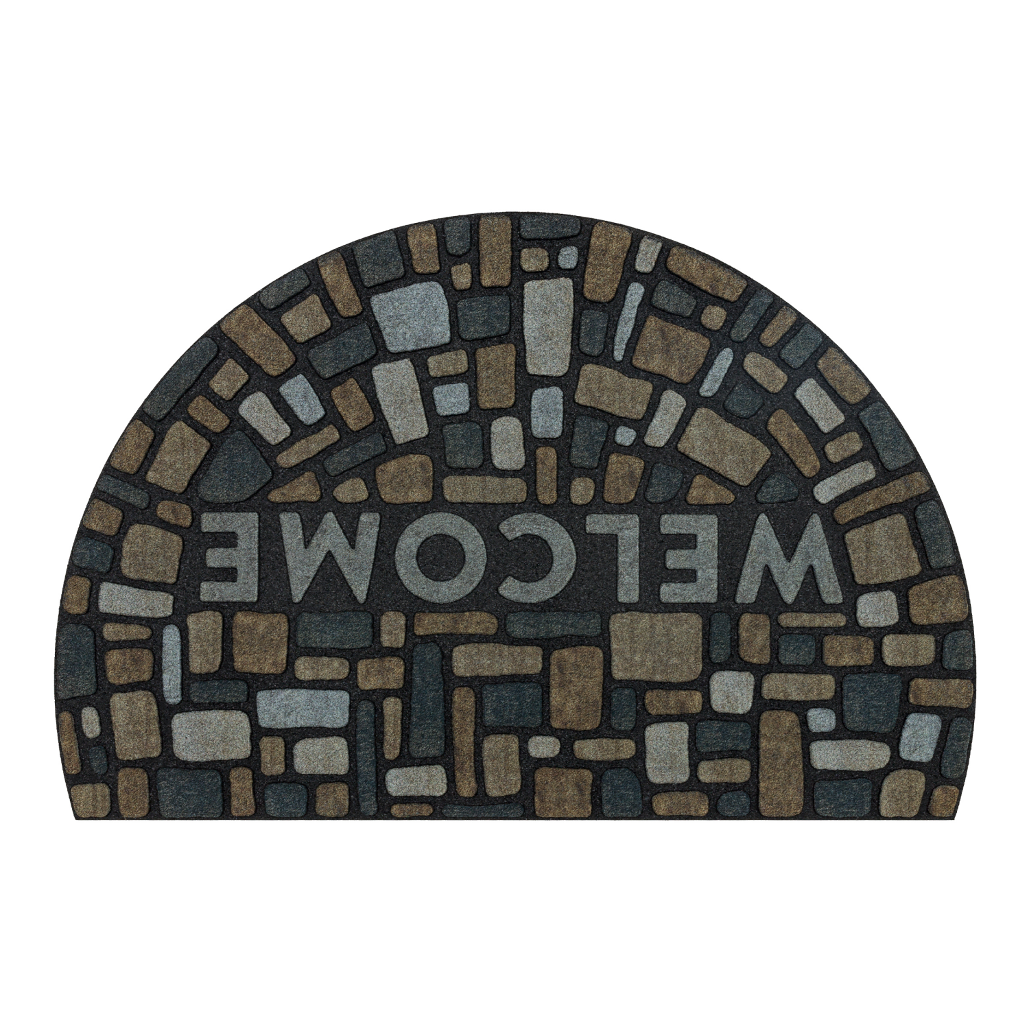 slide 1 of 3, Mohawk Drifted Nature Slice Mat, 23in x 35in, Neutral, 1 ct