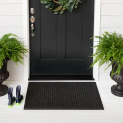 MOHAWK WAFFLE GRID IMPRESSIONS CHARCOAL MAT 24x36