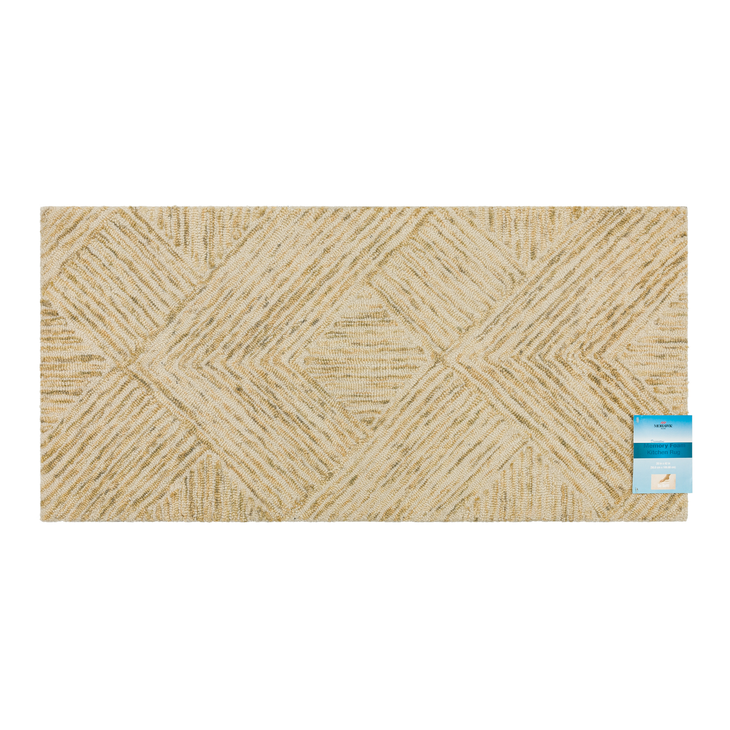 slide 2 of 4, Mohawk Refined MMF Kitchen Mat Taupe 20x42, 1 ct