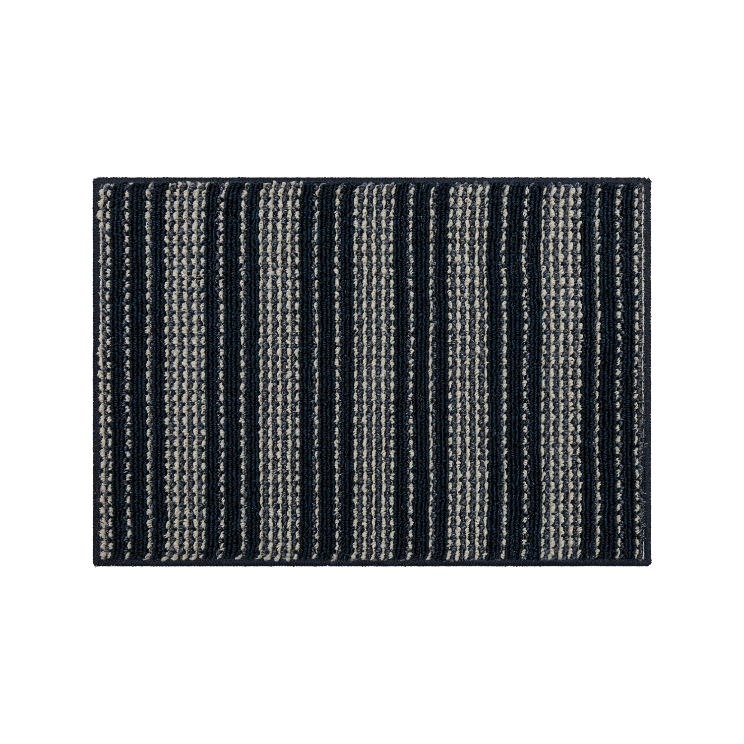 slide 3 of 4, Mohawk Tampico Stripe Navy 20x30, 1 ct