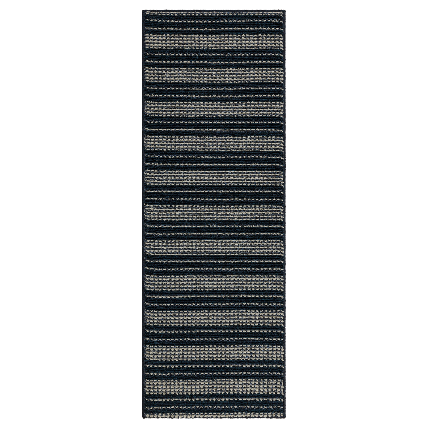 slide 3 of 4, Mohawk Tampico Stripe Navy 20x60, 1 ct