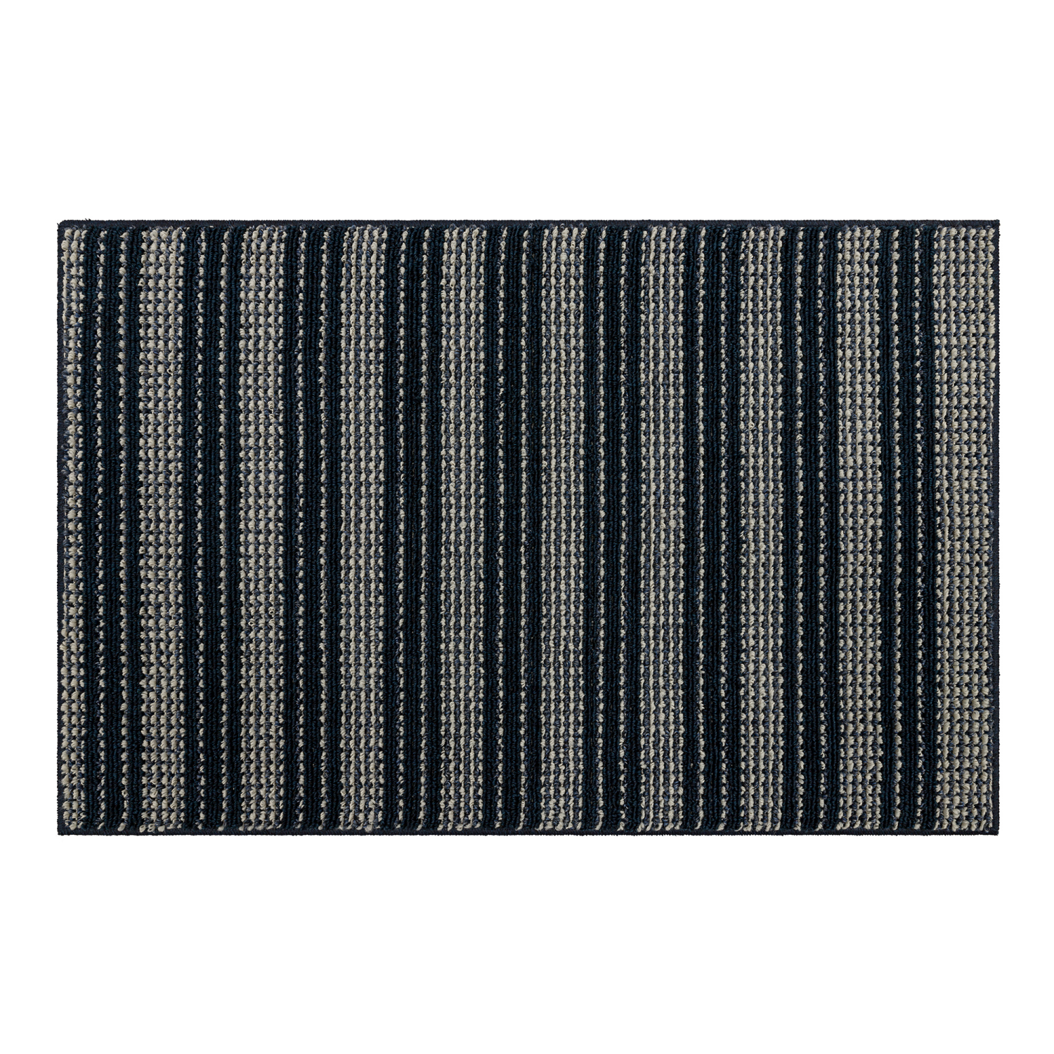 slide 3 of 4, Mohawk Tampico Stripe Navy 30x46, 1 ct