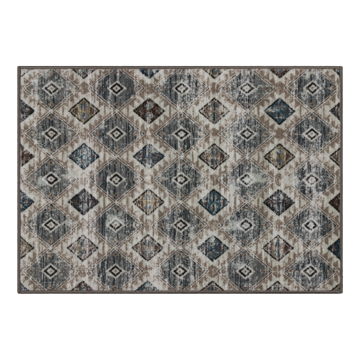 slide 3 of 4, Mohawk Grey Diamond Scatter Rug 30x45, 1 ct
