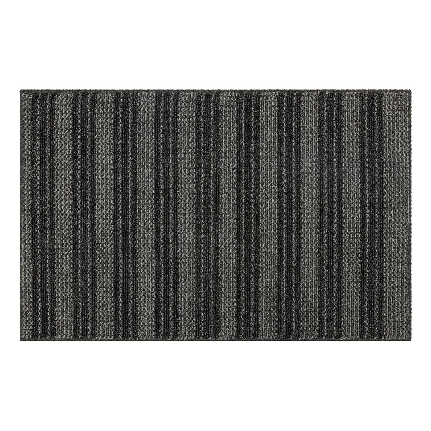 slide 3 of 4, Mohawk Tunica Stripe Charcoal Scatter 30x46, 30 x 46 