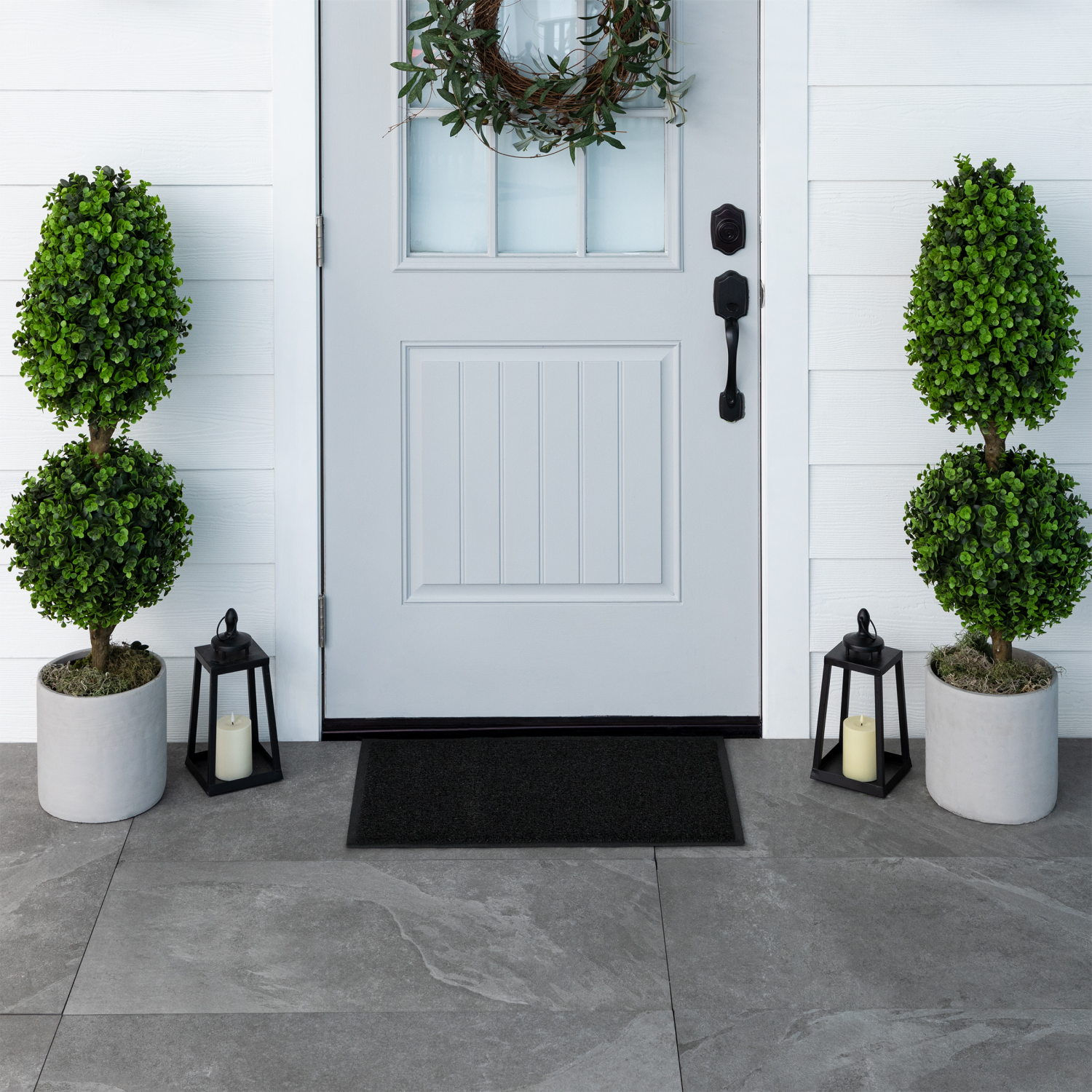 slide 1 of 4, Mohawk Trapper Utility Mat, 17.5in x 29.5in, Black, 1 ct