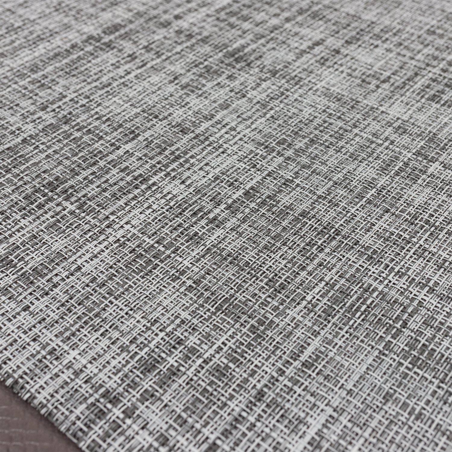 slide 3 of 3, Mohawk Faux Linen Mat,18 in x 30in, Gray, 1 ct