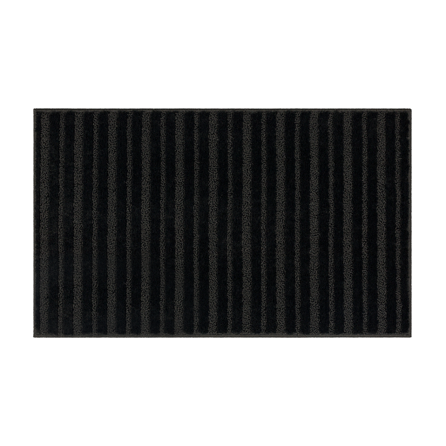 slide 1 of 3, Mohawk Enduring Stripe Scatter, 20in x 32in, Charcoal, 1 ct