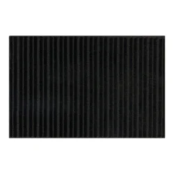 Mohawk Enduring Stripe Scatter, 30in x 45in, Charcoal