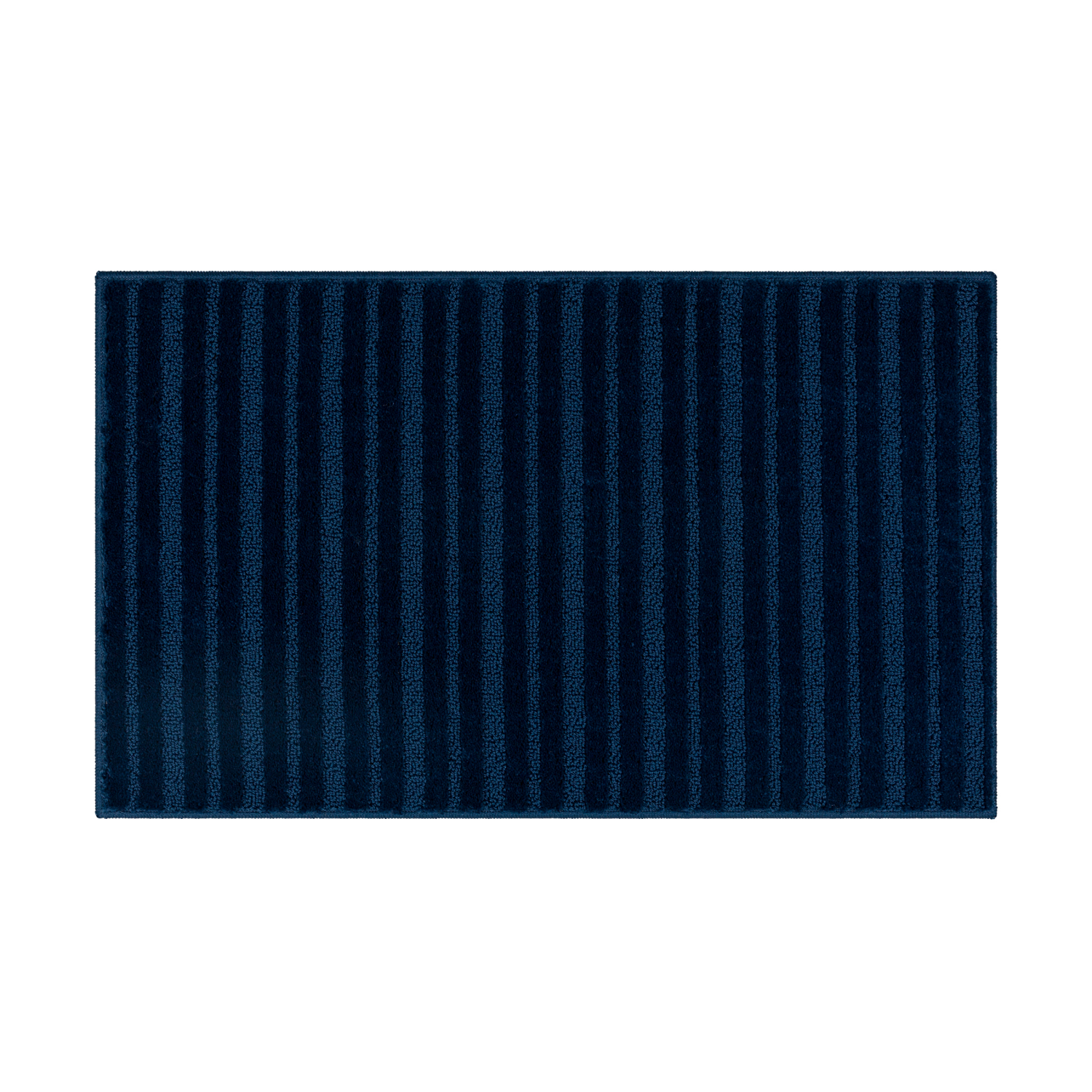 slide 1 of 3, Mohawk Enduring Stripe Scatter, 20in x 32in, Navy, 1 ct