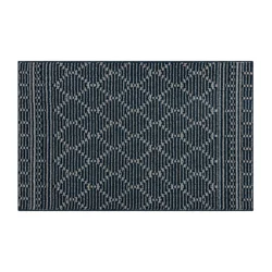 Mohawk Trellis Scatter, 30inx45in, Dk Blue/Lt Grey