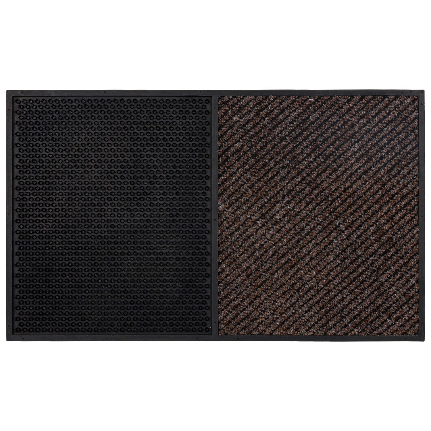 slide 1 of 3, Mohawk Double Insert Mat, 18in x 30in, Black Charcoal, 1 ct