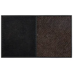 Mohawk Double Insert Mat, 18in x 30in, Black Charcoal