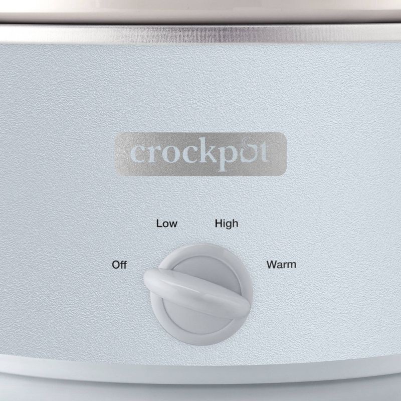 slide 4 of 6, Crock-Pot 4.5qt Manual Slow Cooker - Light Blue, 4.5 qt
