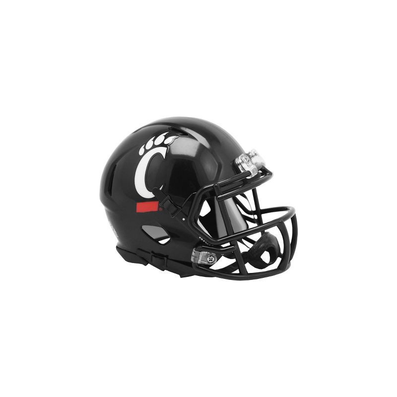 slide 1 of 3, NCAA Cincinnati Bearcats Speed Mini Helmet: Sports Memorabilia Replica, Plastic, 1 ct