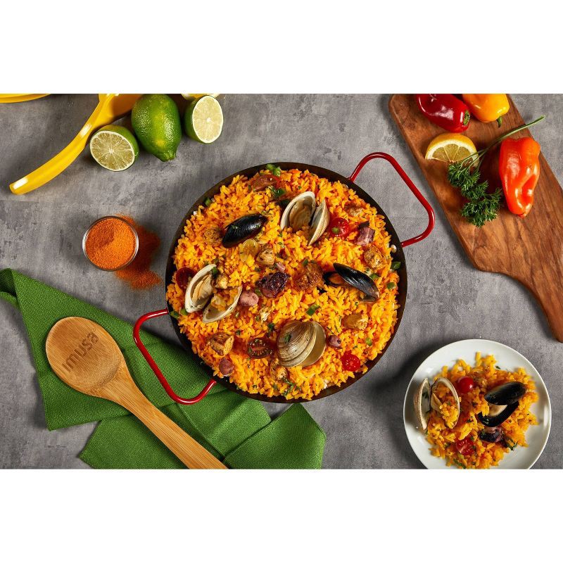 Paella Pan Gift set - Includes Pan, Ingredients and Spoon