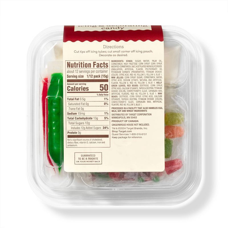 slide 2 of 3, Christmas Icing and Decorating Candy Kit - 6.5oz - Favorite Day™, 6.5 oz