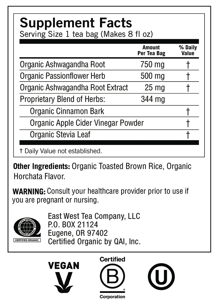 slide 2 of 5, Yogi Tea Cinnamon Horchata Stress + Sleep, Caffeine-Free Herbal Tea Bags, 16 Count, 16 ct