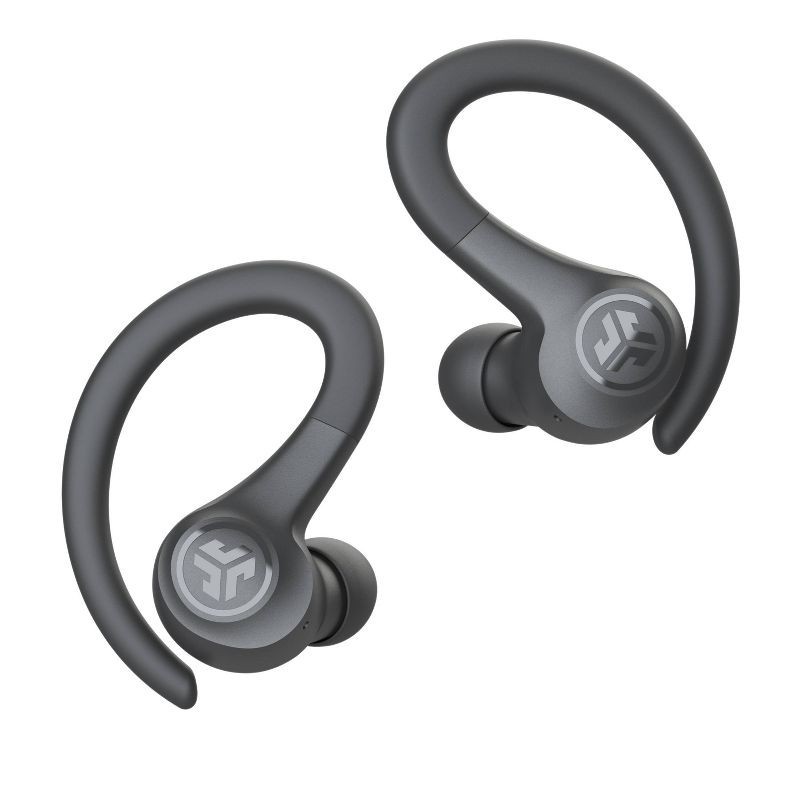 slide 3 of 9, JLab Go Air Sport True Wireless Bluetooth Earbuds - Black: Sweat-Resistant, Built-In Mic, 1 ct